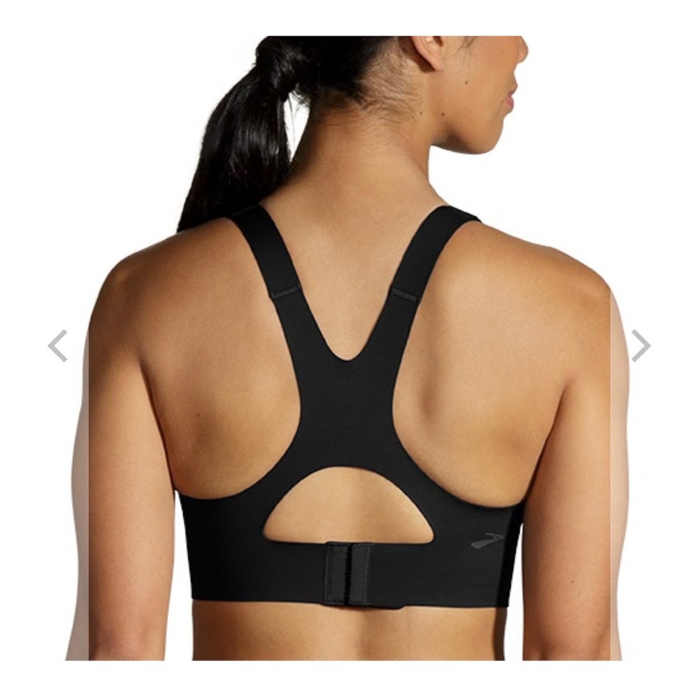 Brooks Dare Racerback 2.0 High Impact Sports Bra Grey 40D 350085